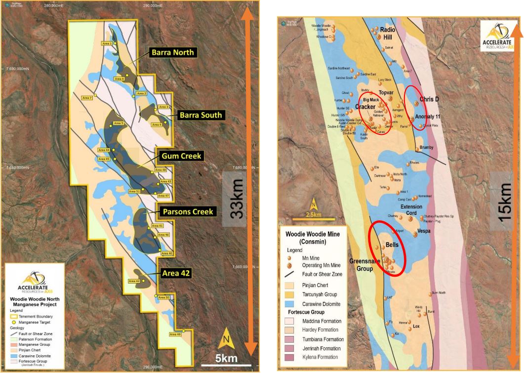Accelerate Resources confirms regionalscale manganese corridor at